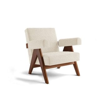 까시나(CASSINA) [Cassina 공식수입원] Capitol Complex Armchair (Corda Melange/Teak)