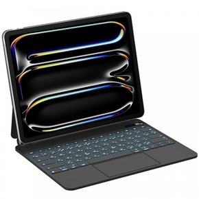 SUKEBON 2024 iPad Pro 13 iPad Pro 13 A2926, A3007) 매직 키보드 인치(M4) 키보드 첨부 케이스