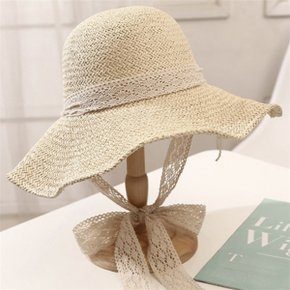 빅사이즈사랑해요 C976L104 레이스포인트비치모자 DT 베이지 (S6970844)