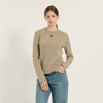 BCBG [여주점] 스트라이프 긴팔 티셔츠 B5C7X408