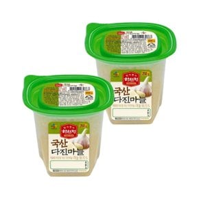 하선정 다진마늘 250g x2개