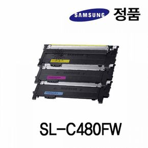 컬러 SL-C480FW 빨강칼라 삼성정품토너 레이저프린터