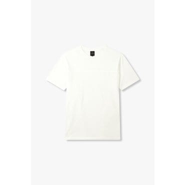 ARMANI EXCHANGE AX남성 절개 디테일 크루넥 티셔트 A415130004오프화이트