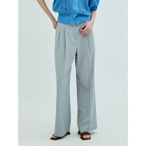 Summer two-tuck wide pants_Grey