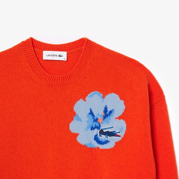 [시흥점] 여성 플라워 크록 크루넥 스웨터 AF7028-54N