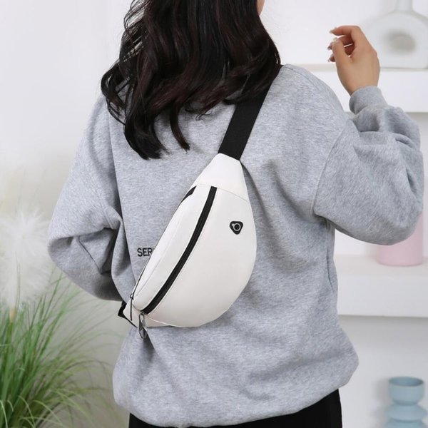 [옷자락] 남녀공용 스포츠 힙색 포켓 크로스백