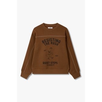 STUDIO TOMBOY 스티치 디테일 그래픽 맨투맨 9106122106072