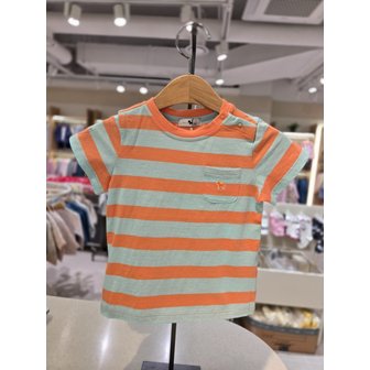 블루독베이비 [파주점] (BL)  스트라이프 반소매 티셔츠 4531933206