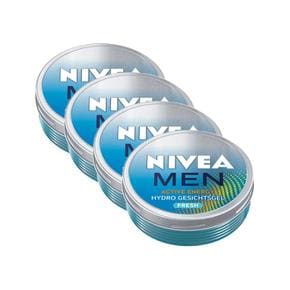 [해외직구] 독일직구 Nivea 니베아 남성용 하이드로 페이스 젤 프레시 75ml 4팩