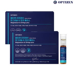 [11종 복합기능성] 옵티젠 리프레쉬 마그네슘 징코 플러스 7입 2박스