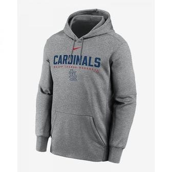 나이키 St. Louis Cardinals 맨즈 나이키 써마 나이키 MLB 풀오버 후디 후드티 NKAQ06GSCN LPU