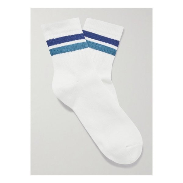 미스터 피 스트라이프 리브 코튼 블렌드 양말 1647597337855164