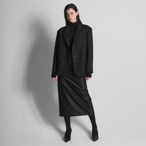 Oversized Wool Jacket Black