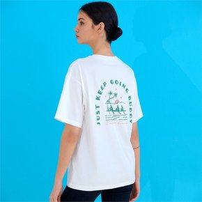 ROWING PRINT T-SHIRT WHITE