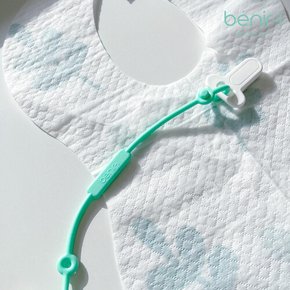베니르아이 아기 치발기 출산선물 쪽쪽이 멀티 클립 실리콘 스트랩 민트