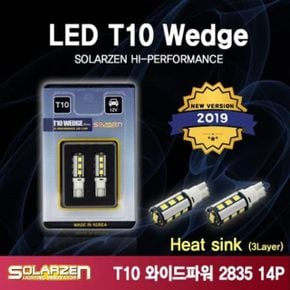 차량용품 12V 차량용 와이드파워 3단 LED 미등 T10