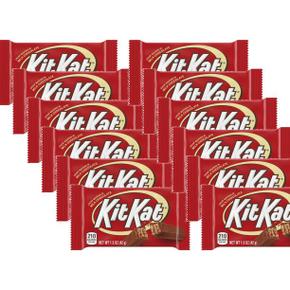 [해외직구] KIT KAT 킷캣 밀크 초콜릿 웨이퍼 캔디 바 42g 12팩