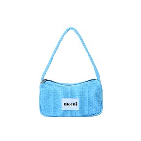 CORDUROY MINI POUCH SHOULDER BAG BLUE