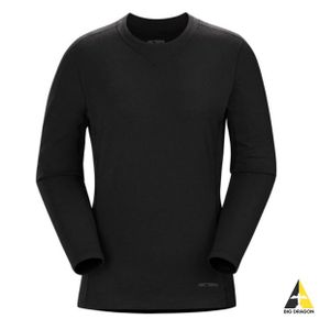 ARC`TERYX 아크테릭스 24 로 메리노 울 LS 크루 우먼 (ATOSWX7248BLK) (RHO MERINO WOOL CREW W)