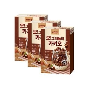 오리온 시리얼 오그래놀라 카카오 유산균볼 300g X3개