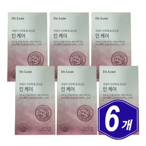 인케어 30포 x 6개 중년 남자 시니어 여자 노인 유산균 프로바이오틱스
