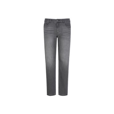 올젠 고탄력 허리밴딩 워싱 짜임 청바지 ZOF5DP1304 GR