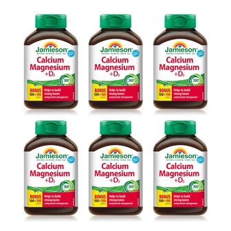  자미에슨 칼마디 칼슘 마그네슘 비타민D3 200정 6개