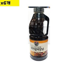  식자재 돼지갈비양념 백설 2.45Kg x6개 (WC7BA44)