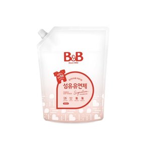 유아 섬유유연제 자스민&로즈 1500ml 리필 4입+증정품 800ml 2입(유연제 1 세제 1)