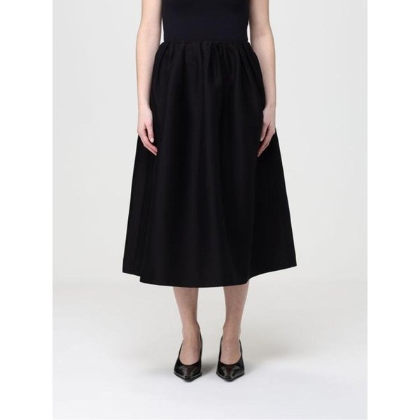 26SS 토템 미디 스커트 261WRB0389FB0567 001 BLACK DOM