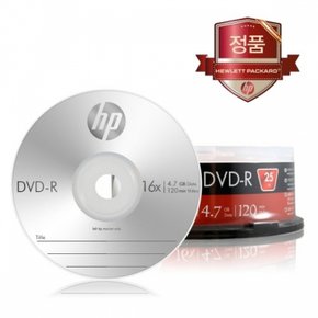 HP DVD-R 16X 25P벌크 4.7GB /120min /93768