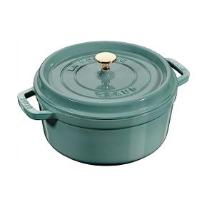 독일 스타우브 무쇠냄비 Staub La Cocotte 1025321 Casserole Dish 22 cm 2.6 Litres Eucalyptus