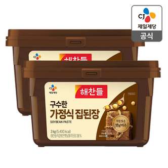 CJ제일제당 [본사배송] 구수한집된장3KG X 2개(6kg)