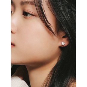 솔리테어 6프롱 큐빅 귀걸이[5 SIZE]