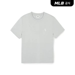 MLB [코리아공식] 베이직 스몰로고 기능성 반팔 티셔츠 CHW (L.Grey)