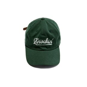 KNOCKIN LOGO B.B CAP GREEN