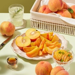 실속 황도 복숭아 800g (4입) 팩