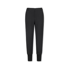 Women Twill Jogger Pants_WWPNA24605BKX