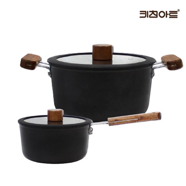 포르트 내츄럴우드 인덕션가능 냄비세트 2종B(편18+양24)
