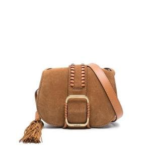 24FW 바쉬 가방 TEDDY SUEDE COGNA BROWN