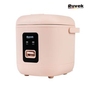 루베크 미니 전기밥솥 RU-1218P 핑크 1~2인용 쾌속취사 자동보온 계란찜기..[36203764]