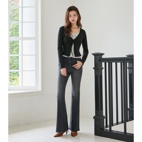 [BL] 다트 스판 부츠컷 데님팬츠 (ES3ODP03)