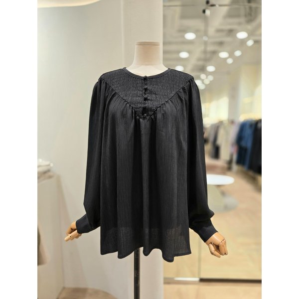 [부산점] 배색 보일  블라우스(PQ1WB261)O