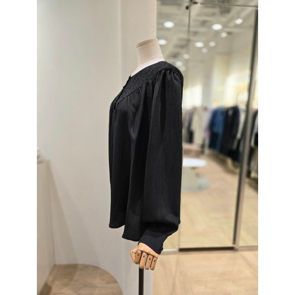 [부산점] 배색 보일  블라우스(PQ1WB261)O