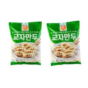 교자만두 1350g+1350g (200개) 튀김만두/ 군만두 / 찐만두