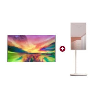 LG [공식인증점] LG QNED TV 벽걸이형 86QNED80KRA + 스탠바이미 27ART10CKPL