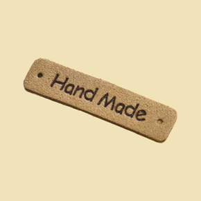 핸드메이드 인조가죽 라벨 가방 DIY