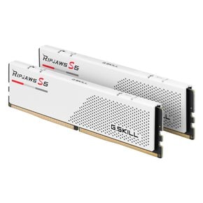 [서린공식] G.SKILL DDR5 6000 CL30 RIPJAWS S5 J 화이트 패키지 32GB(16Gx2)