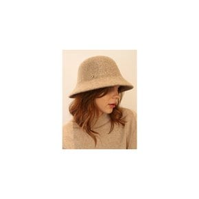 울100  베이지브라운 버킷햇  _ Wool100 Beige Brown Bucket Hat