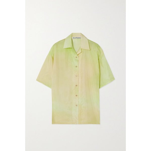 실크 하보타이 셔츠 라임 그린 1647597317270503